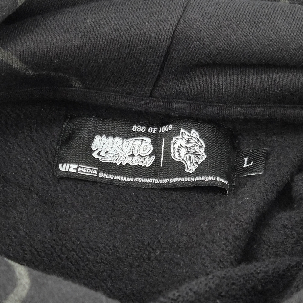 Darc Sport Black Cropped Naruto Floating Hoodie Size L - Picture 4 of 9